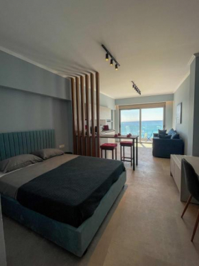Charaki Sea Breeze Modern Studio with a Refreshing Balcony View